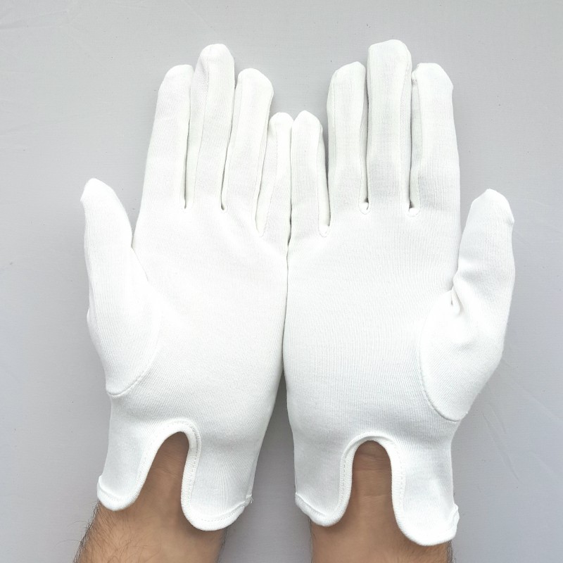 Gants blancs de service 100% coton TUNIS - BGA Vêtements