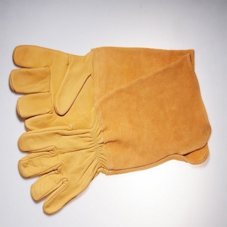Gant jardinage en cuir spécial épineux avec protection de l avant bras