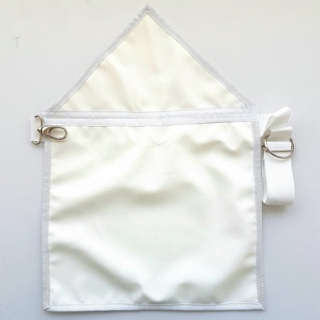 Tablier Apprenti Franc Maçon RER loge bleue pour modéle femme. Made in France.