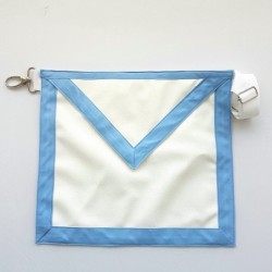 Tablier Compagnon Franc Maçon RER loge bleue . Made in France.