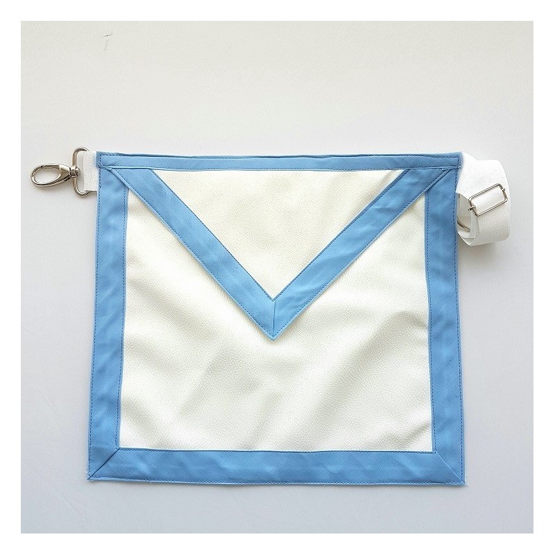 Tablier Compagnon Franc Maçon RER loge bleue . Made in France.