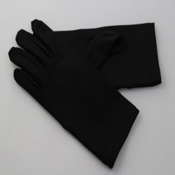 gants en satin marine taille unique.