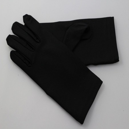 gants en satin marine taille unique.