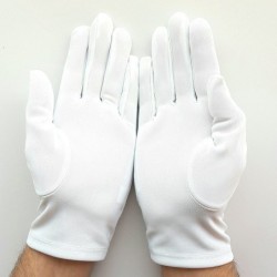Gant blanc en nylon pour petites et grandes mains : Notre Best seller.
