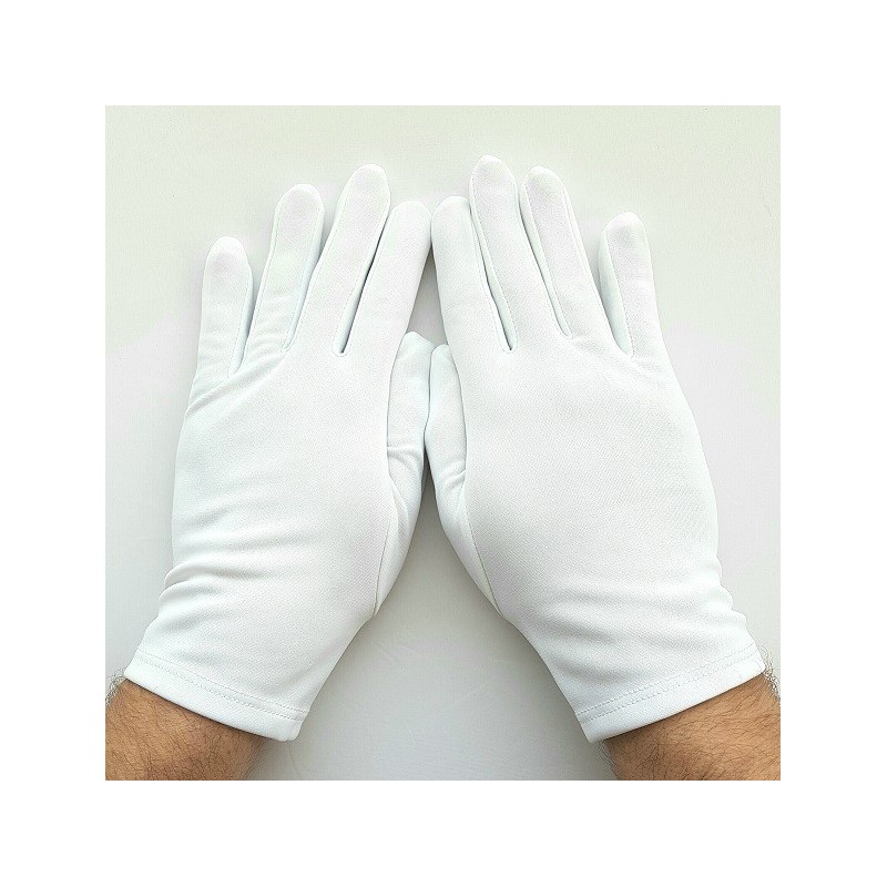 Gant blanc en nylon pour petites et grandes mains : Notre Best seller.