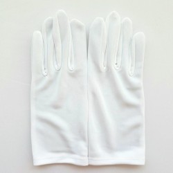 Gant blanc en nylon pour petites et grandes mains : Notre Best seller.