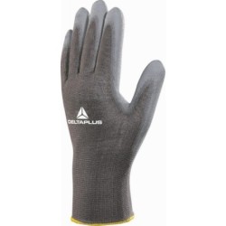 Gants tricot polyamide couleur Gris.
