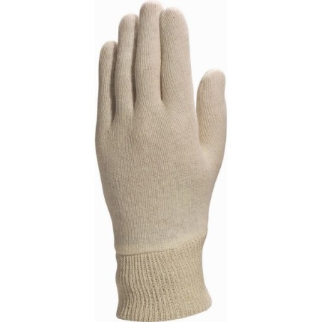 Gants tricot coton interlock.