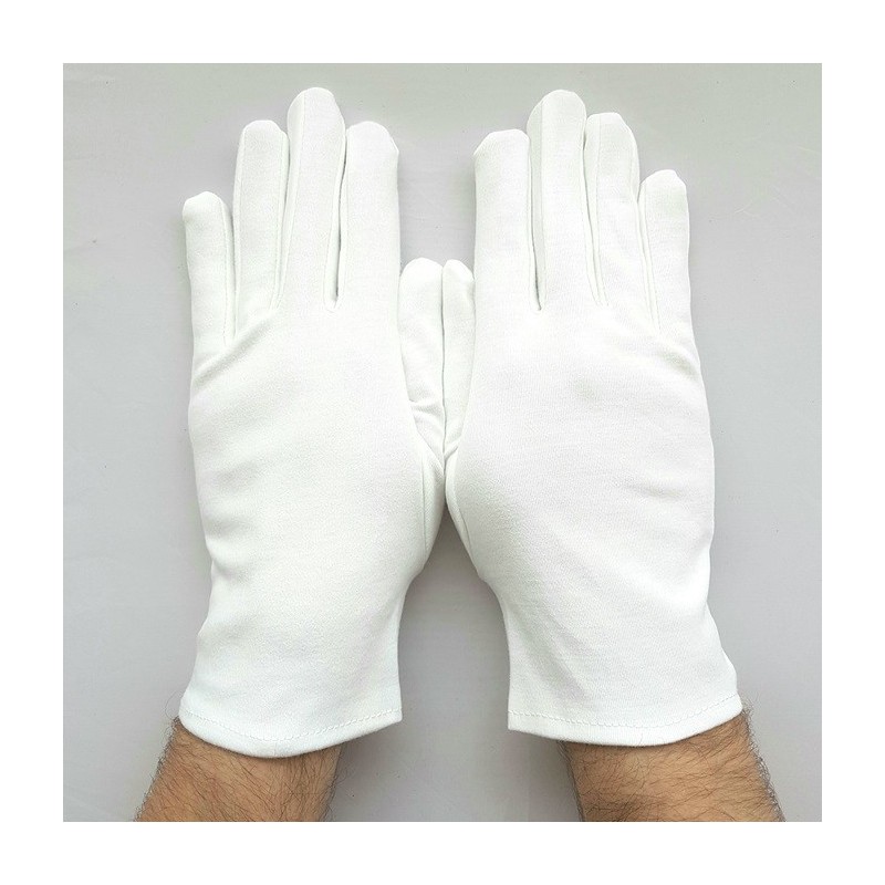 10 Paires de gants blancs + 1 Paire Offerte