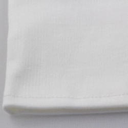 Gant Blanc Coton Franc Maçon broderie lac d'amour dorée femme et homme