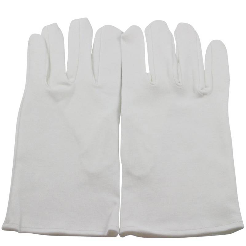 12 paires (24 gants) Gants en Coton Blanc,Gant Tissu Lavable élastiques  Gants de Travail, pour Mains Sèches et L'eczéma, Hydratants, Inspection de  Bijoux et Plus