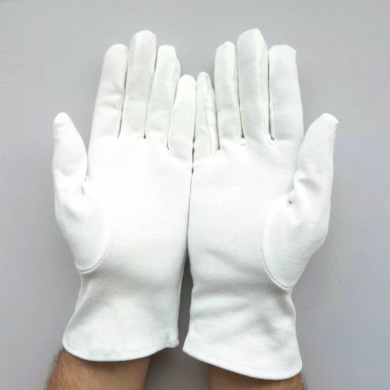 Gants blancs maçonniques coton - La Boutique Maçonnique