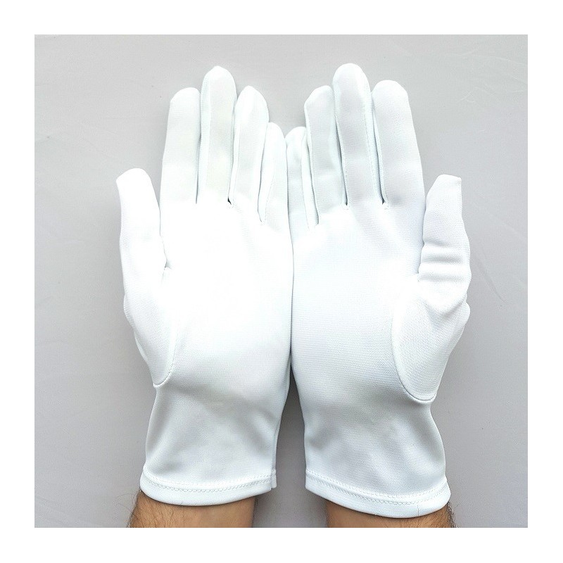 Gant Blanc Nylon Croix Templiére, Croix Pattée : Tout un symbole