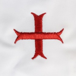 Gant Blanc Nylon Croix Templiére, Croix Pattée : Tout un symbole