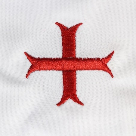 Gant Blanc Nylon Croix Templiére, Croix Pattée : Tout un symbole
