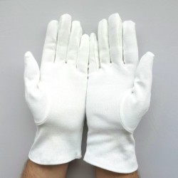 Gants blancs Coton Femme et Homme.