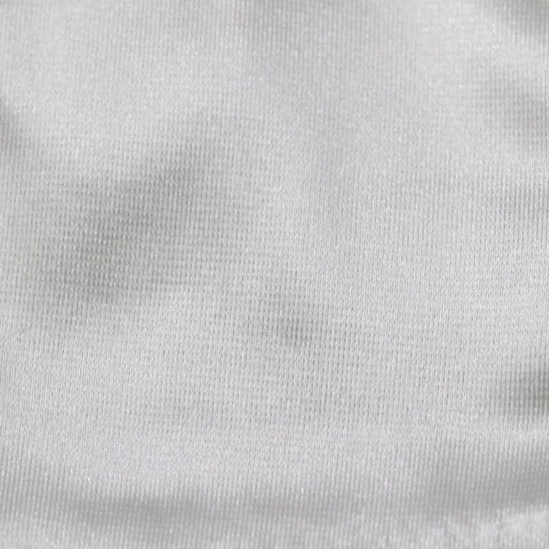gants blanc nylon franc maçon, broderie rouge et or.