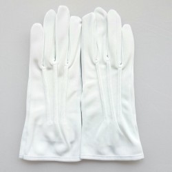 gants en nylon blanc officier pour Femme et Homme